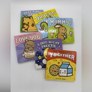Joyce Wan Children's Board Books Set of 6